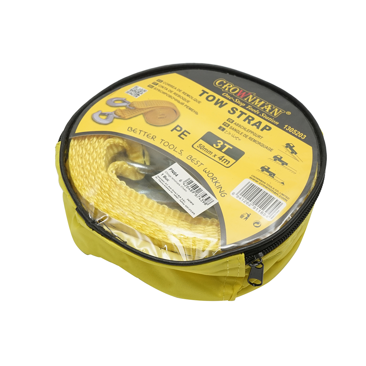 Chinga remorcare 3T 50mmx4m Crownman - imagine 2