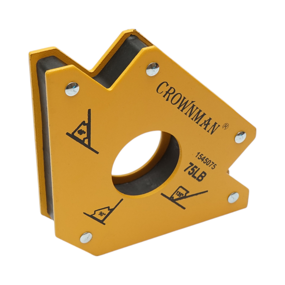 Suport magnetic sudura tip sageata, unghiuri 45°, 90°, 135°, forta sustinere max. 34Kg Crownman - imagine 2