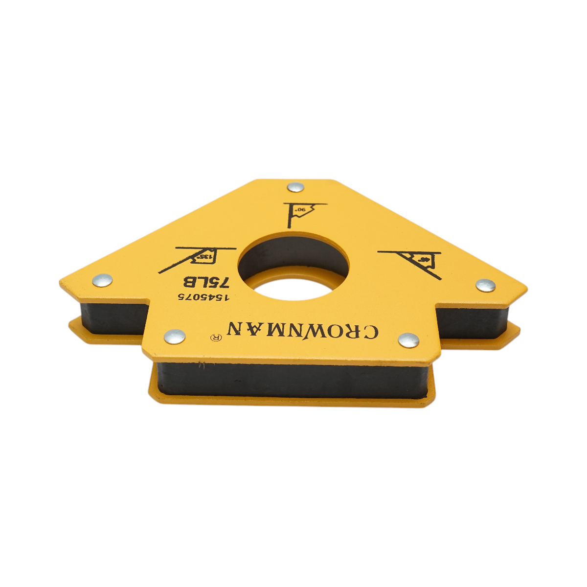 Suport magnetic sudura tip sageata, unghiuri 45°, 90°, 135°, forta sustinere max. 34Kg Crownman - imagine 3