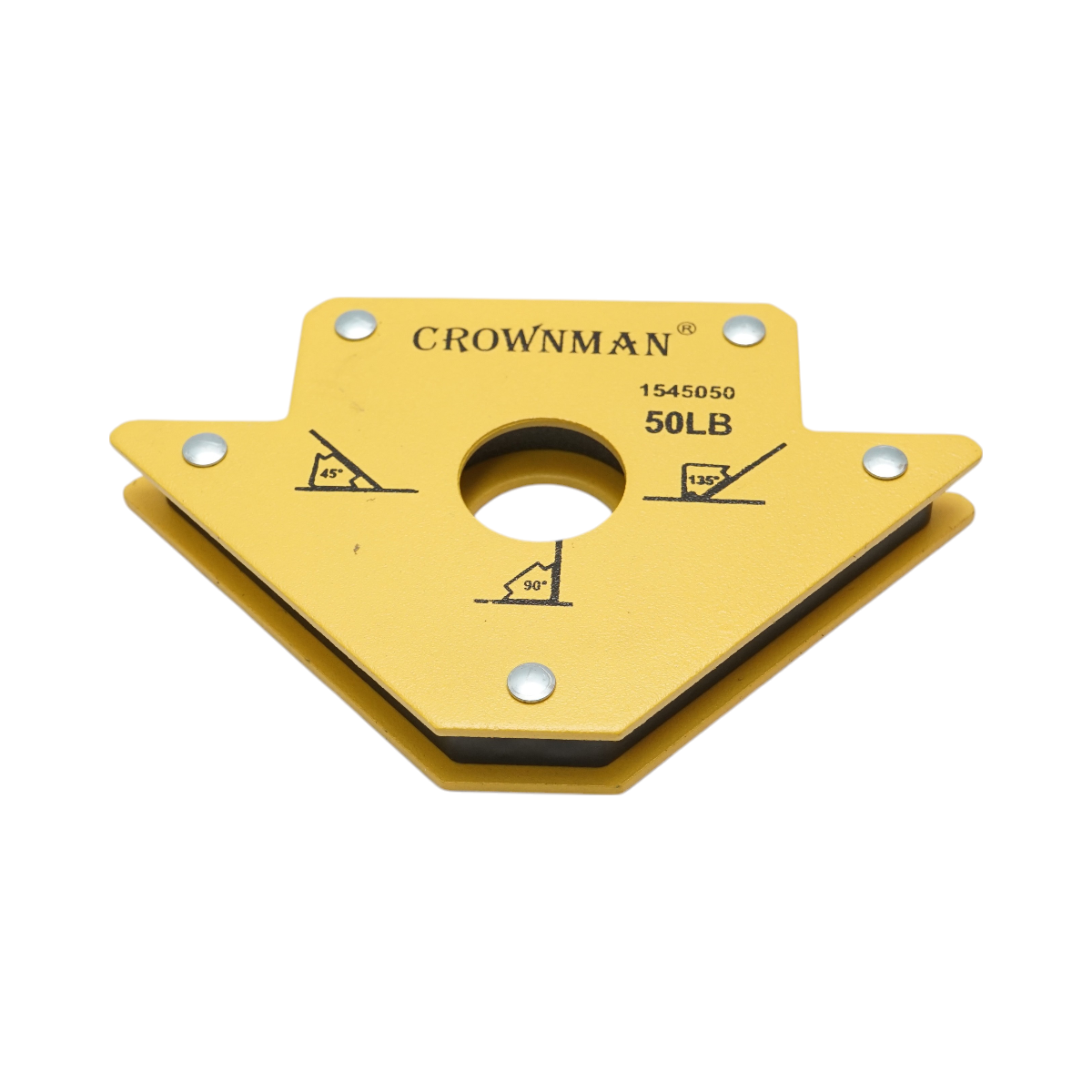 Suport magnetic sudura tip sageata, unghiuri 45°, 90°, 135°, forta sustinere max. 22.6Kg Crownman - imagine 3