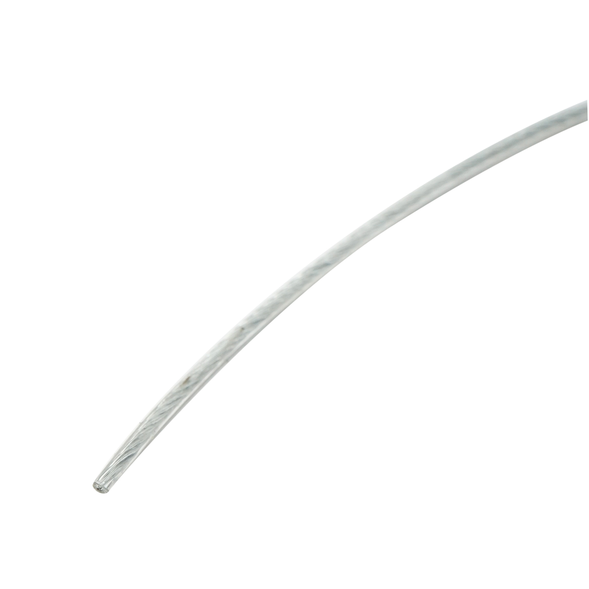 Cablu otel galvanizat cu invelis PVC 2mm, fire 1x7, sarcina maxima 95Kg, greutate 4.4Kg, 500m/rola - imagine 3