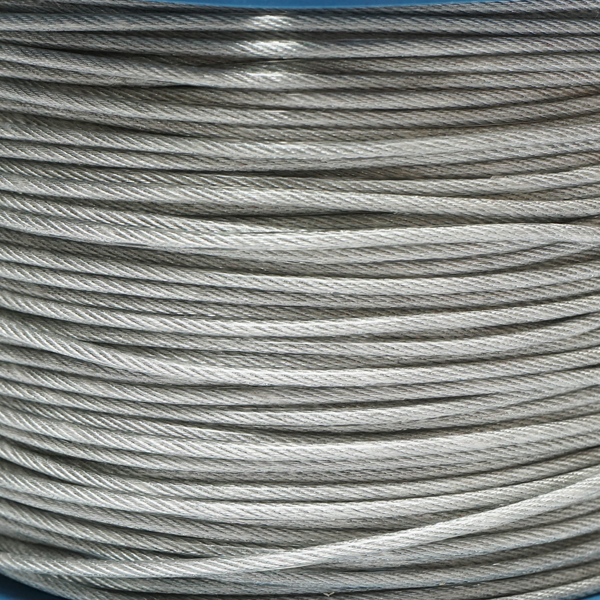 Cablu otel galvanizat cu invelis PVC 3mm, fire 6x7+FC, sarcina maxima 230Kg, greutate 5.07Kg, 250m/rola - imagine 2