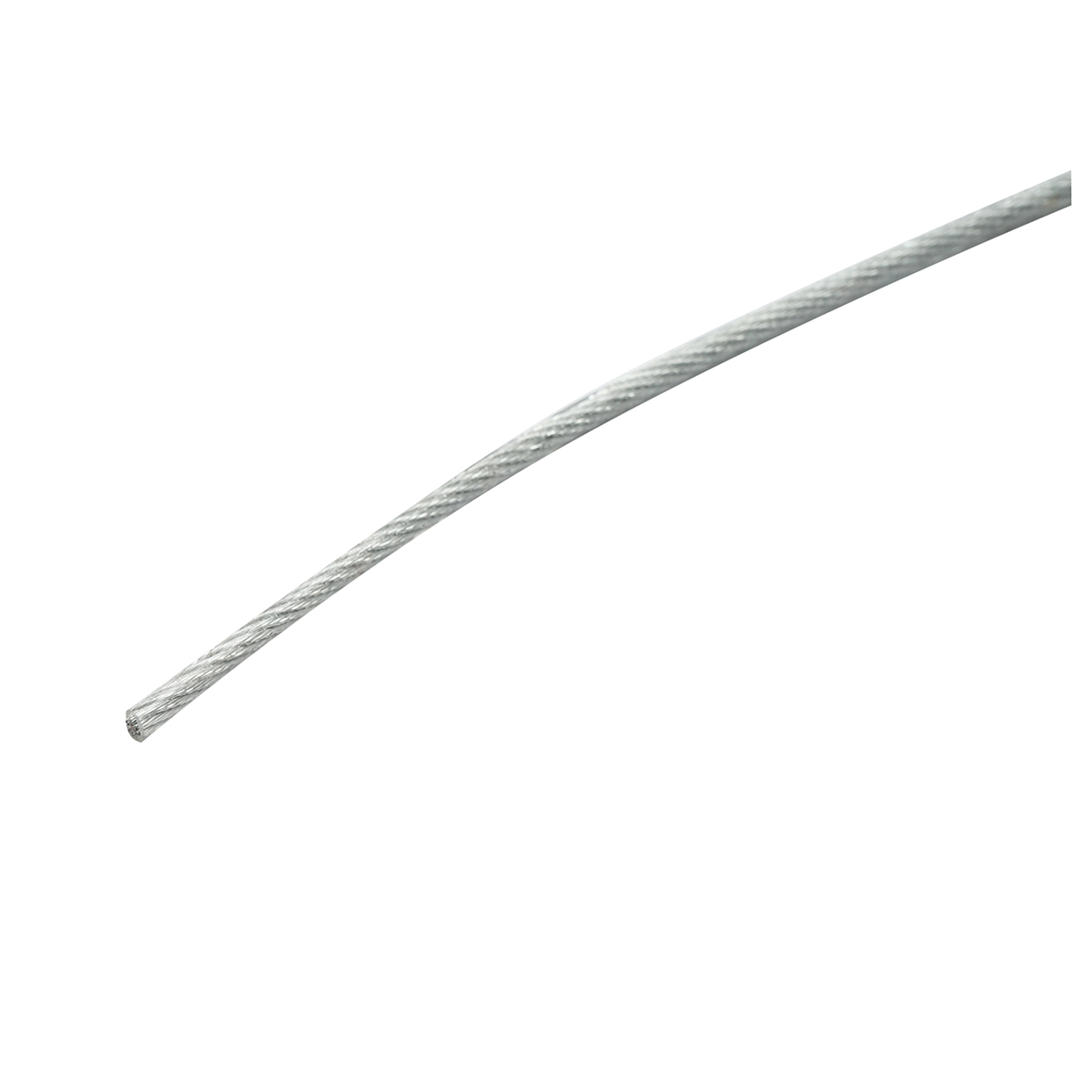 Cablu otel galvanizat cu invelis PVC 3mm, fire 6x7+FC, sarcina maxima 230Kg, greutate 5.07Kg, 250m/rola - imagine 3