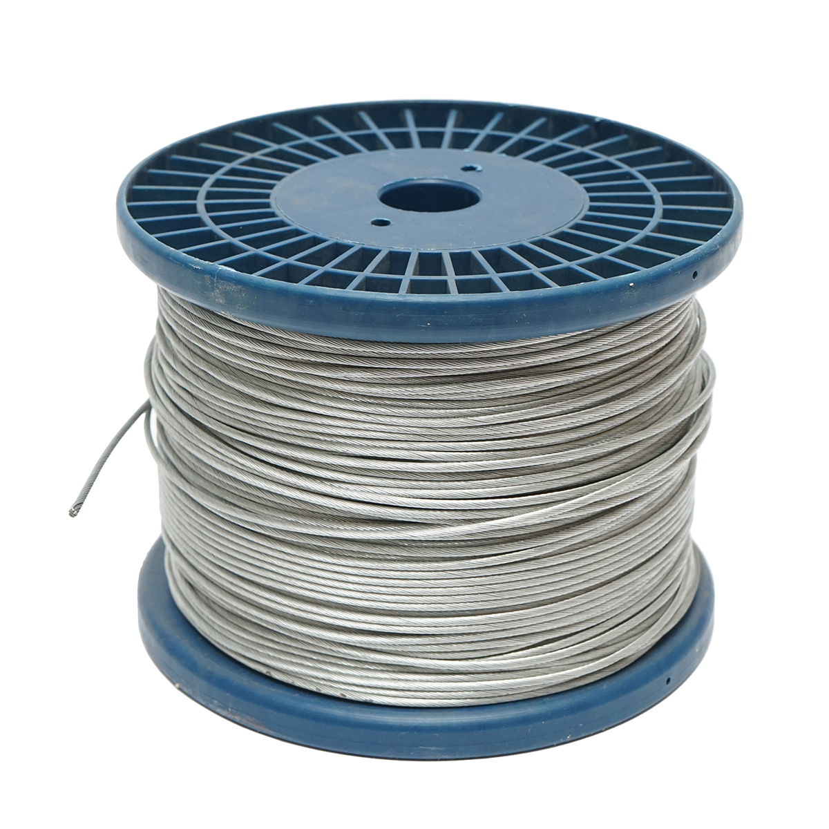 Cablu otel galvanizat 2mm, fire 1x19, sarcina maxima 80Kg, greutate 4.8Kg, 250m/rola