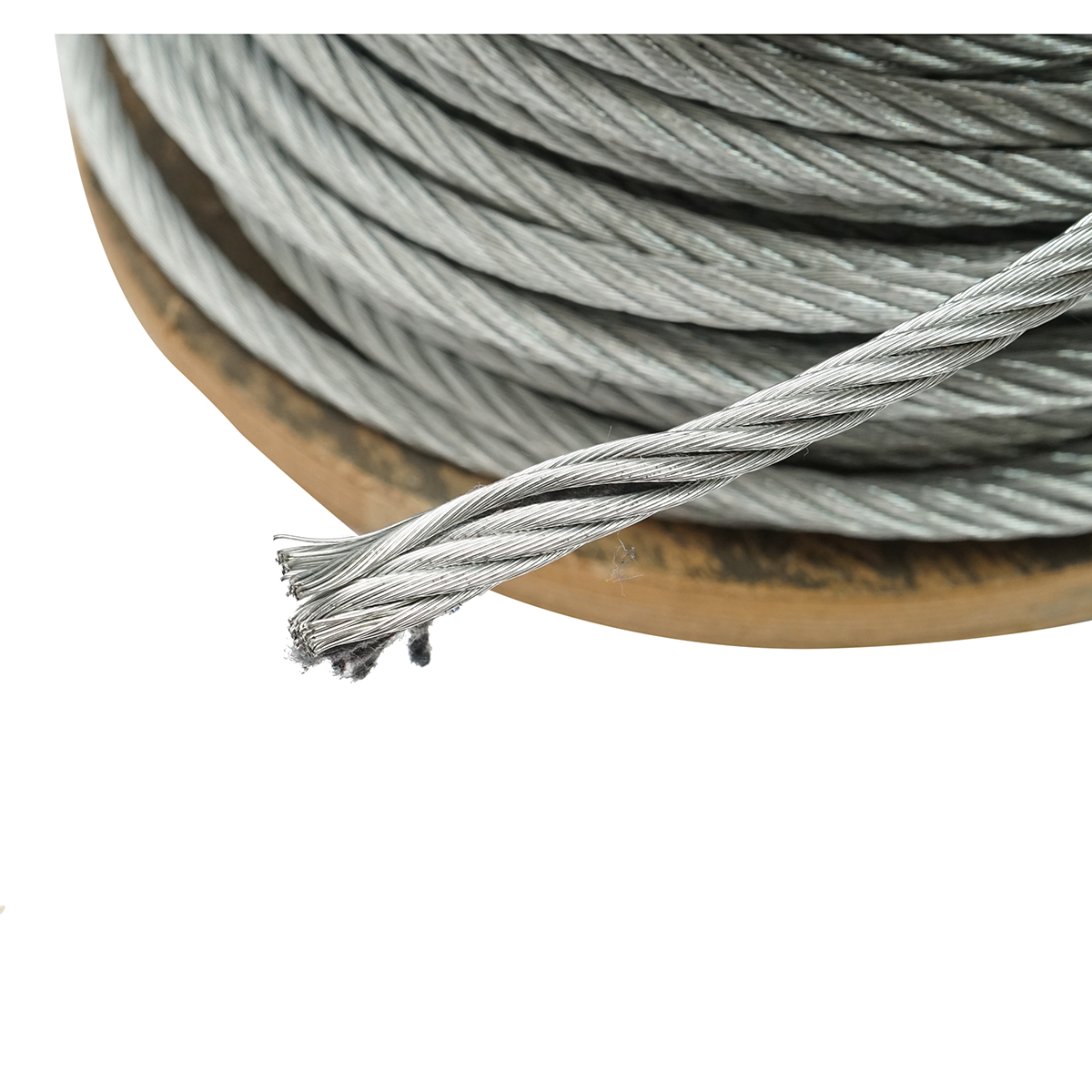 Cablu otel galvanizat 8mm, fire 6x19, sarcina maxima 3480Kg, greutate 22Kg, 100m/rola - imagine 3