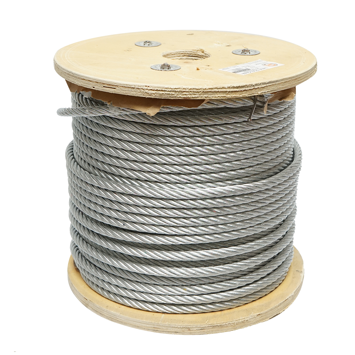 Cablu otel galvanizat 10mm, fire 6x37, sarcina maxima 5220Kg, greutate 34.6Kg, 100m/rola