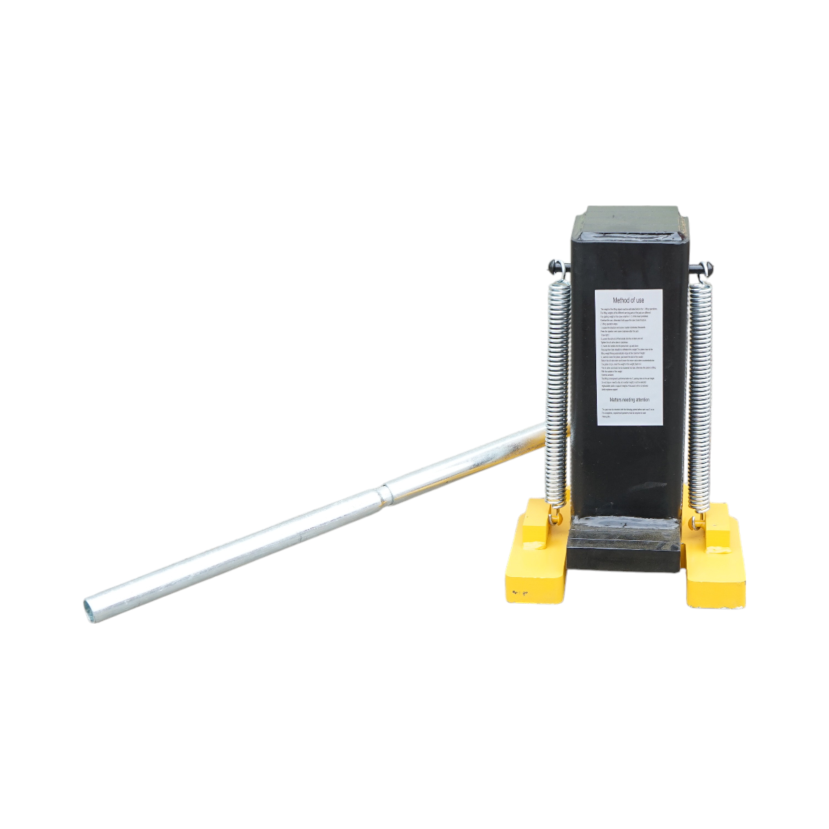 Cric 15 tone cu mecanism de rulare dirijabil pe role pentru echipamente grele - imagine 8