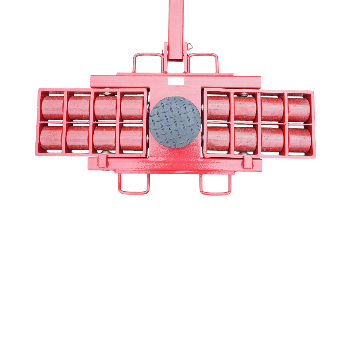 Cric 15 tone cu mecanism de rulare dirijabil pe role pentru echipamente grele - imagine 10