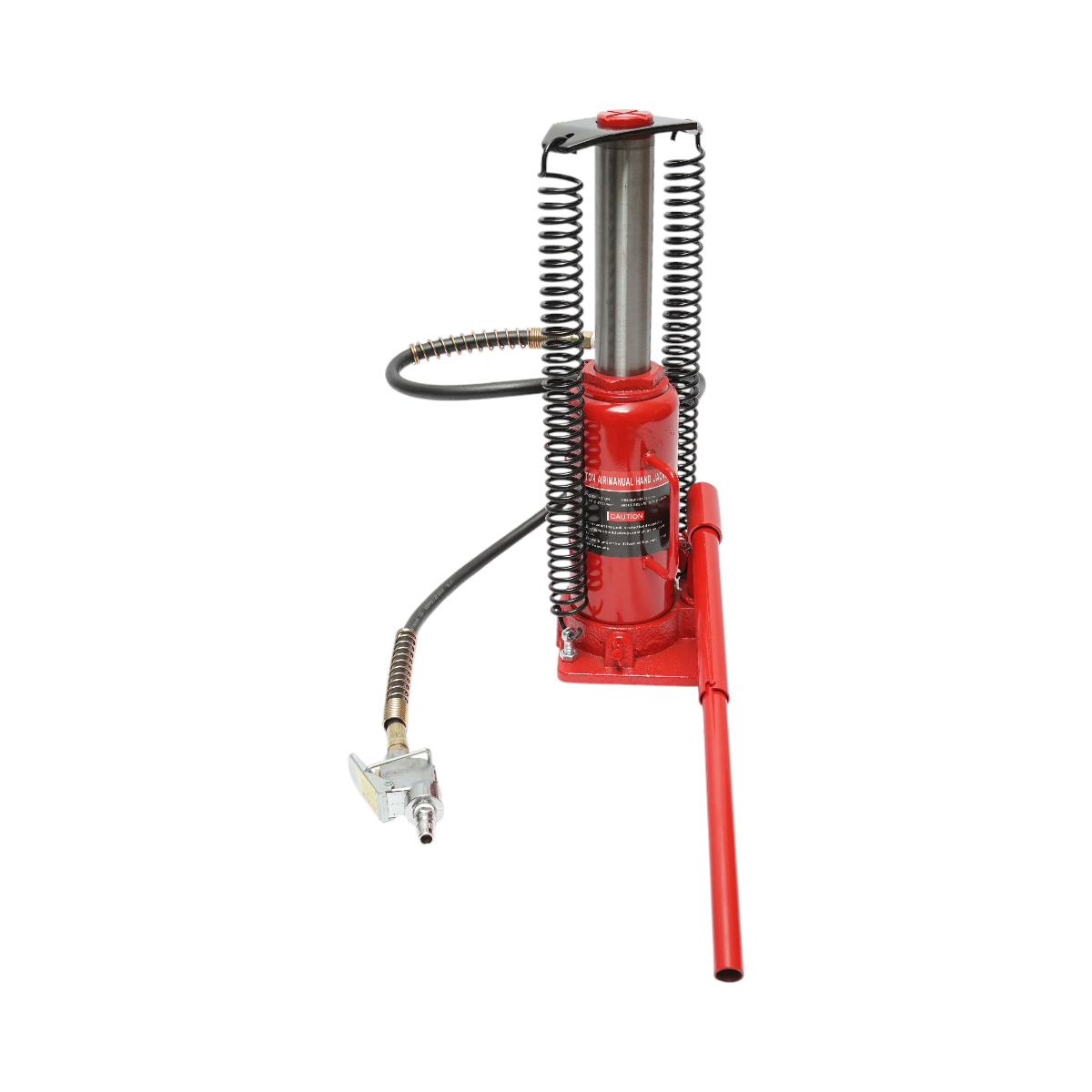 Cric hidro-pneumatic 12T, inaltime 260-510mm, presiune max. 8.5 bar, racord 1/4 - imagine 2