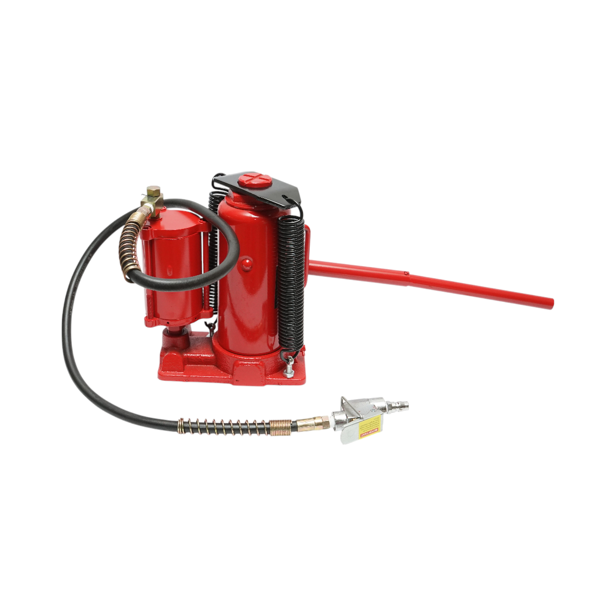 Cric hidro-pneumatic 12T, inaltime 260-510mm, presiune max. 8.5 bar, racord 1/4 - imagine 5
