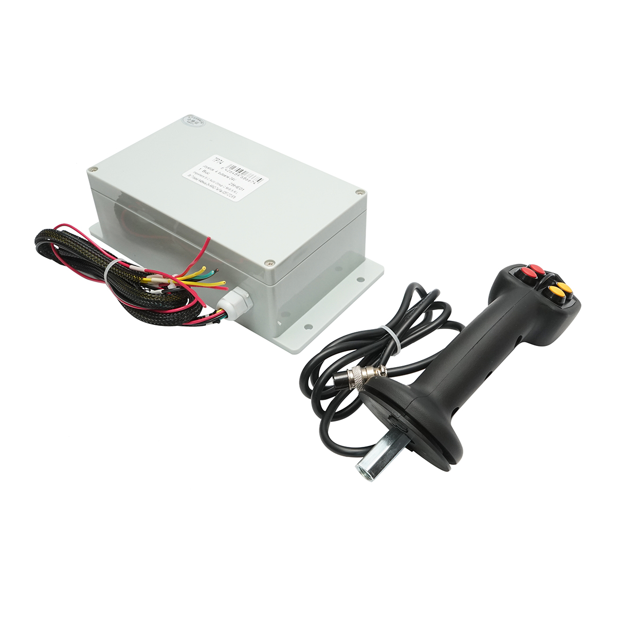 Joystick electric 4 butoane cu modul de comanda 24V - imagine 3