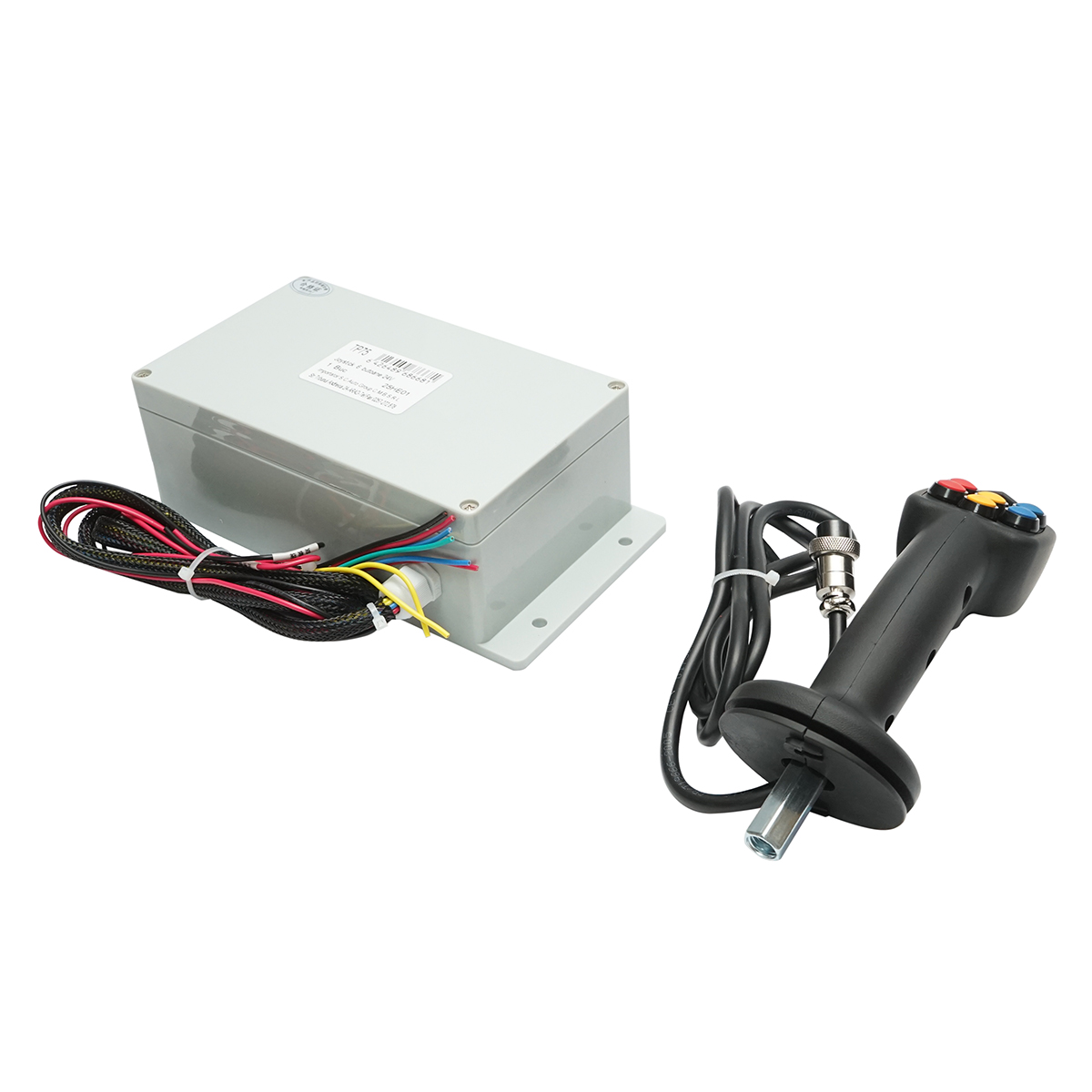 Joystick electric 6 butoane cu modul de comanda 24V - imagine 3
