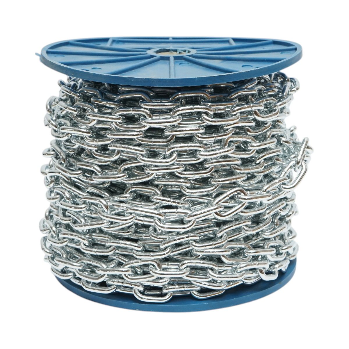 Lant electrogalvanizat 4.7x19x17mm DIN5685A 30m/rola tambur plastic