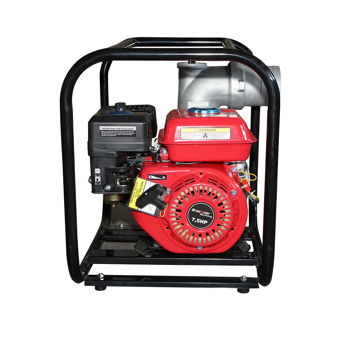 Motopompa pe benzina 7.5CP WP40S, 4 toli, debit max. 80m3/h, adancime 8m, inaltime 26m Breckner Germany - imagine 2