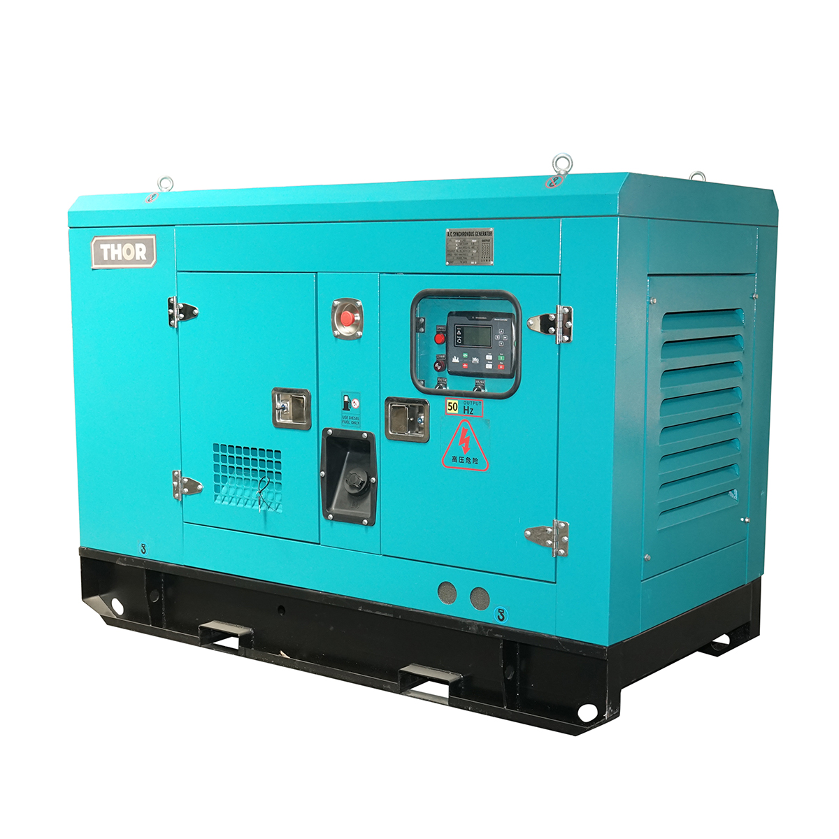 Generator electric trifazat 30KVA, 24KW, 230/400V cu motor diesel si ATS THOR - imagine 2