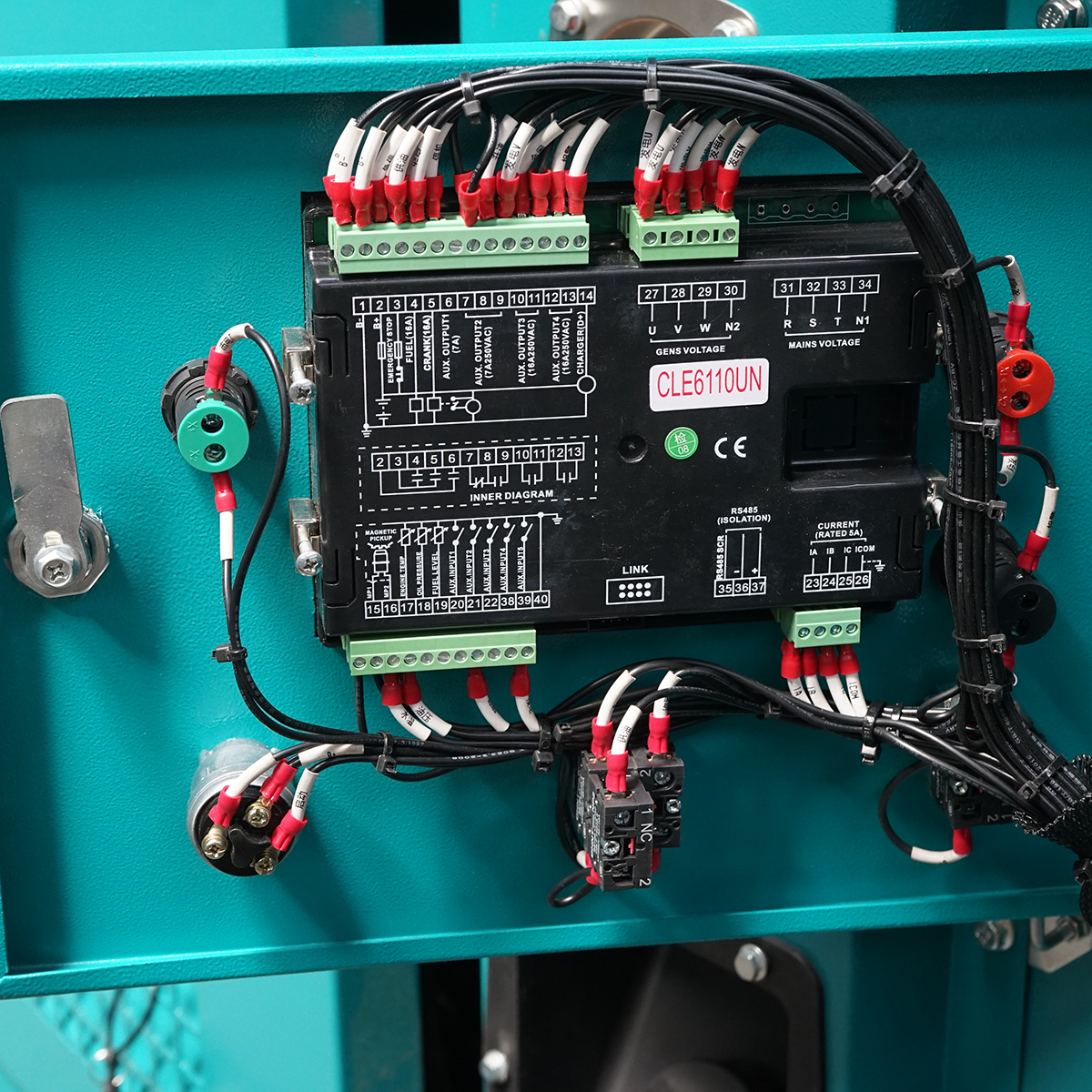 Generator electric trifazat 30KVA, 24KW, 230/400V cu motor diesel si ATS THOR - imagine 7