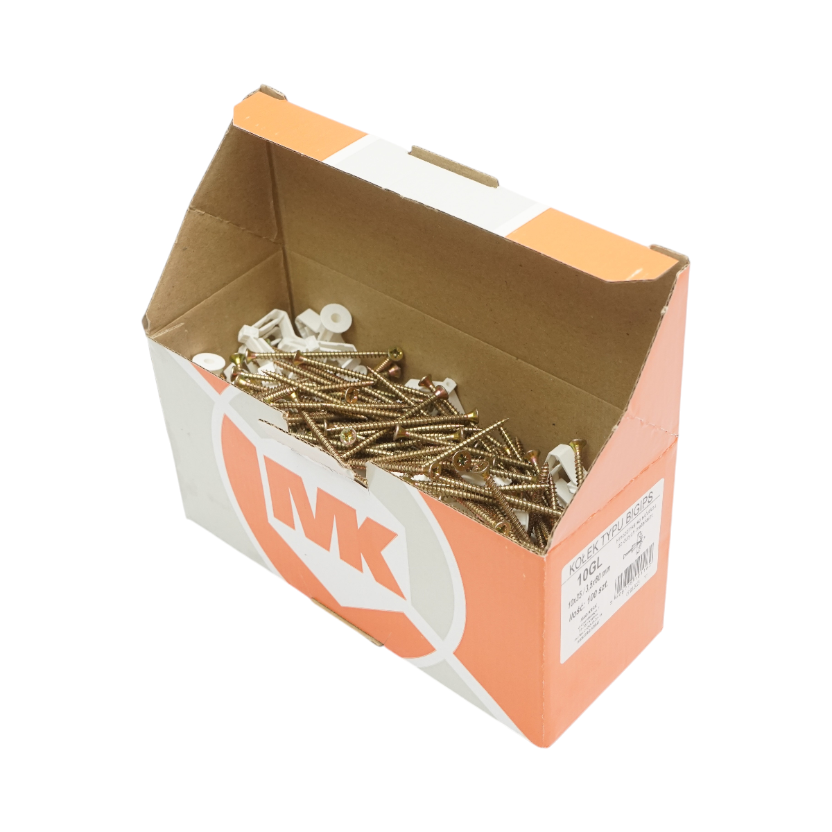 Diblu gips carton tip fluture 10x35mm cu surub 3.5x60mm 100 buc/cutie - imagine 6
