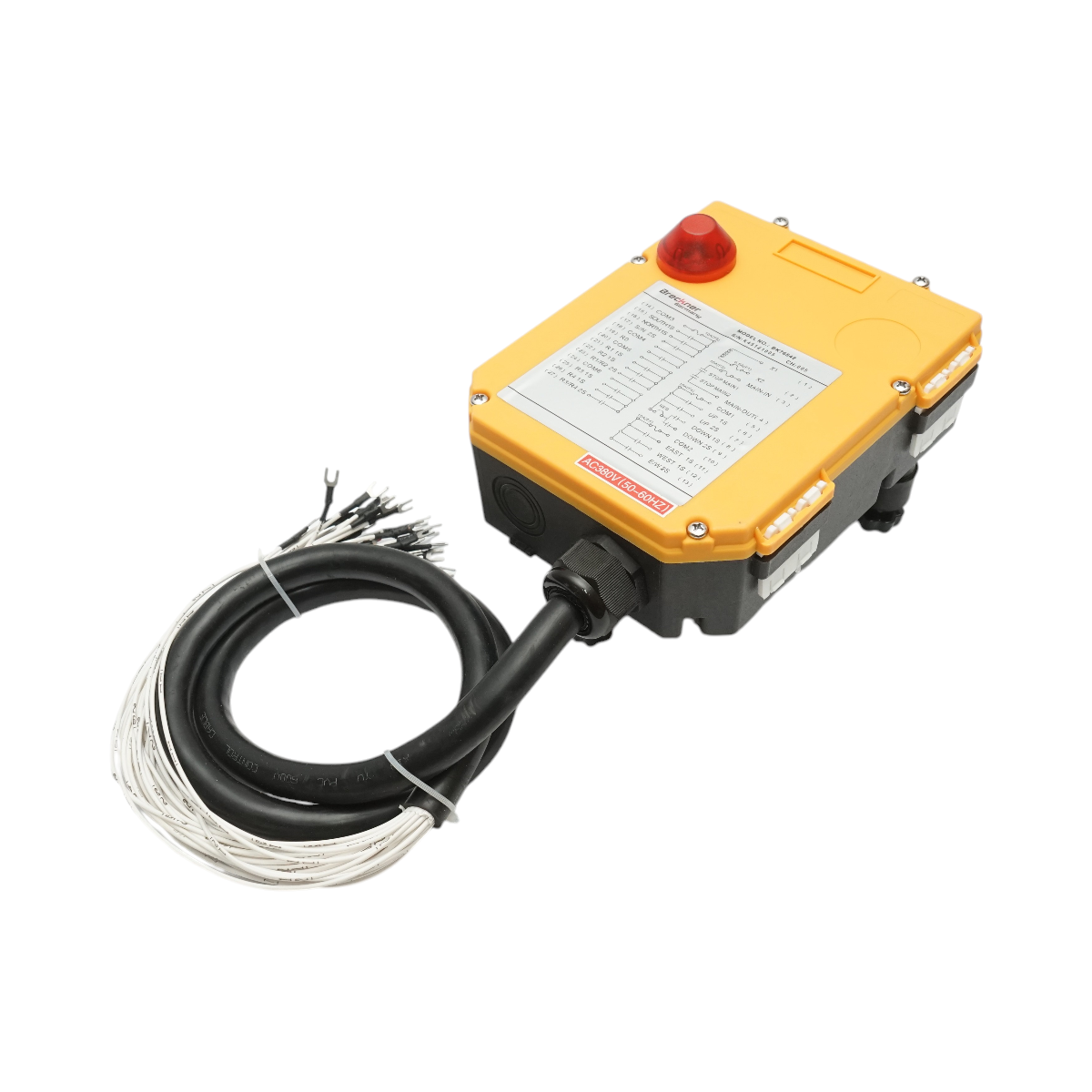 Telecomanda industriala wireless 380V AC cu 12 butoane IP65 Breckner Germany - imagine 4