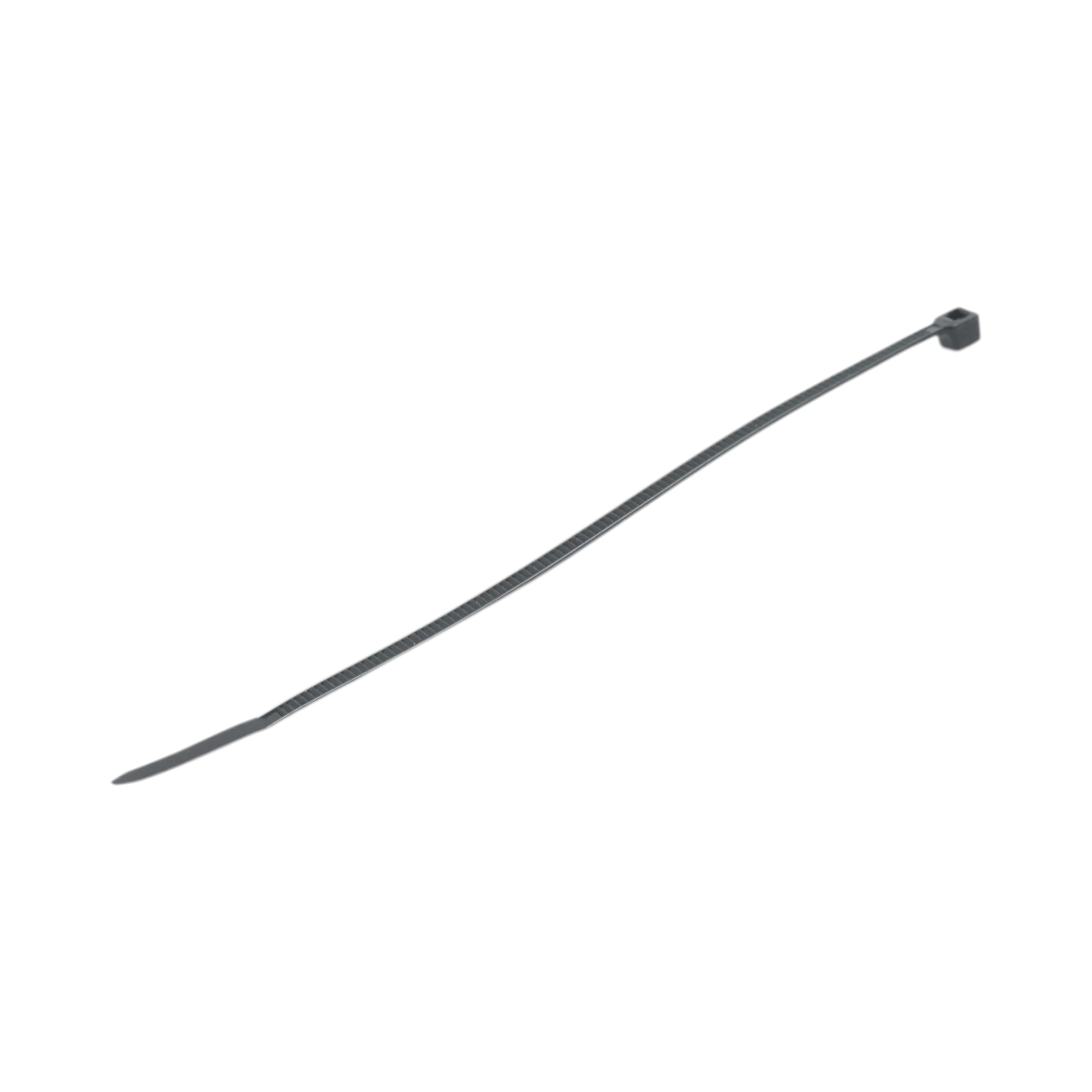 Faseta colier plastic negru 2.5x120mm 100 buc/set Longroad - imagine 4