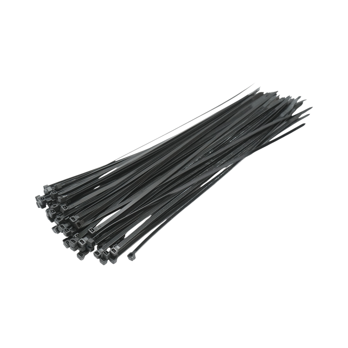 Faseta colier plastic negru 4.7x350mm pentru prindere capace roti auto 100 buc/set Longroad - imagine 2