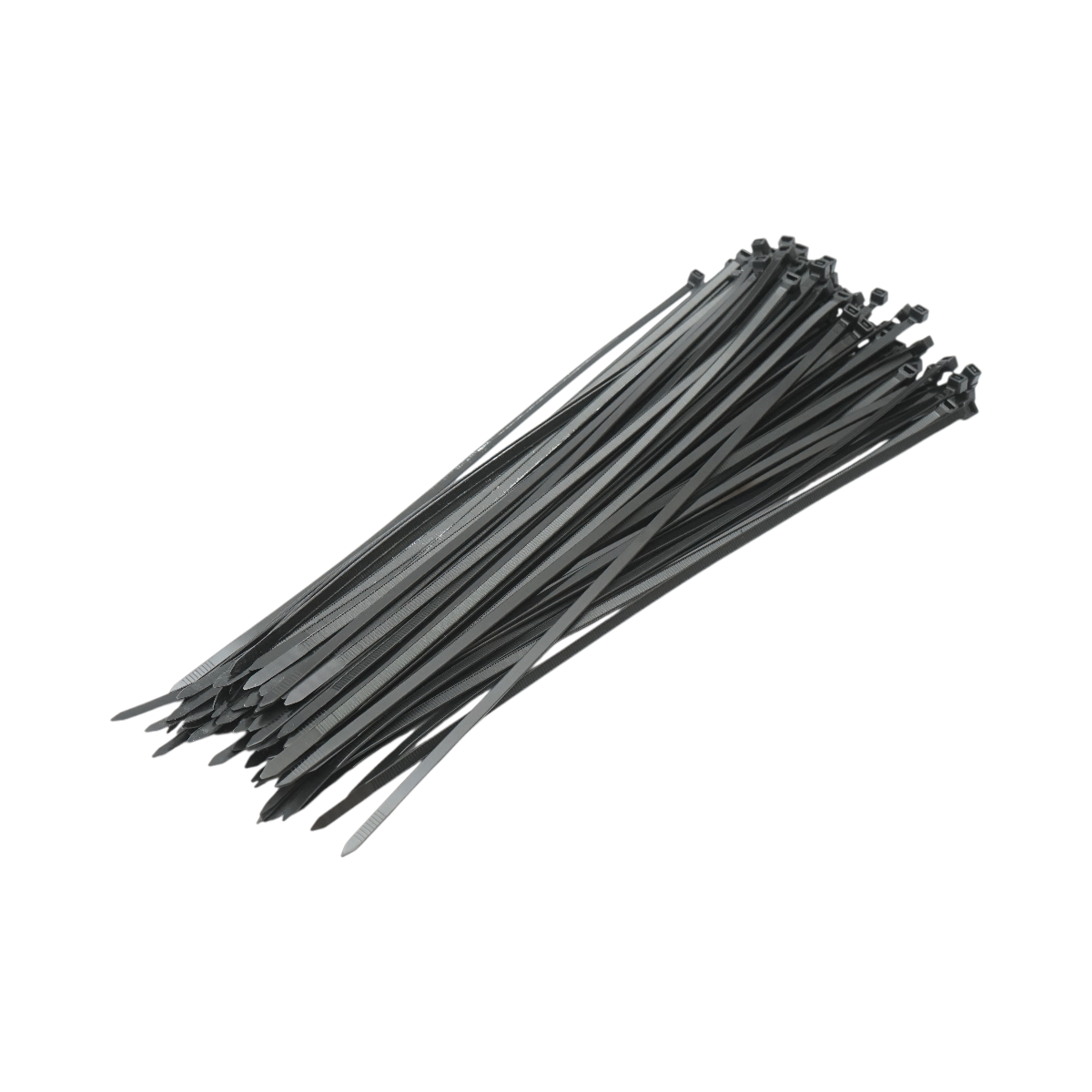 Faseta colier plastic negru 4.7x350mm pentru prindere capace roti auto 100 buc/set Longroad