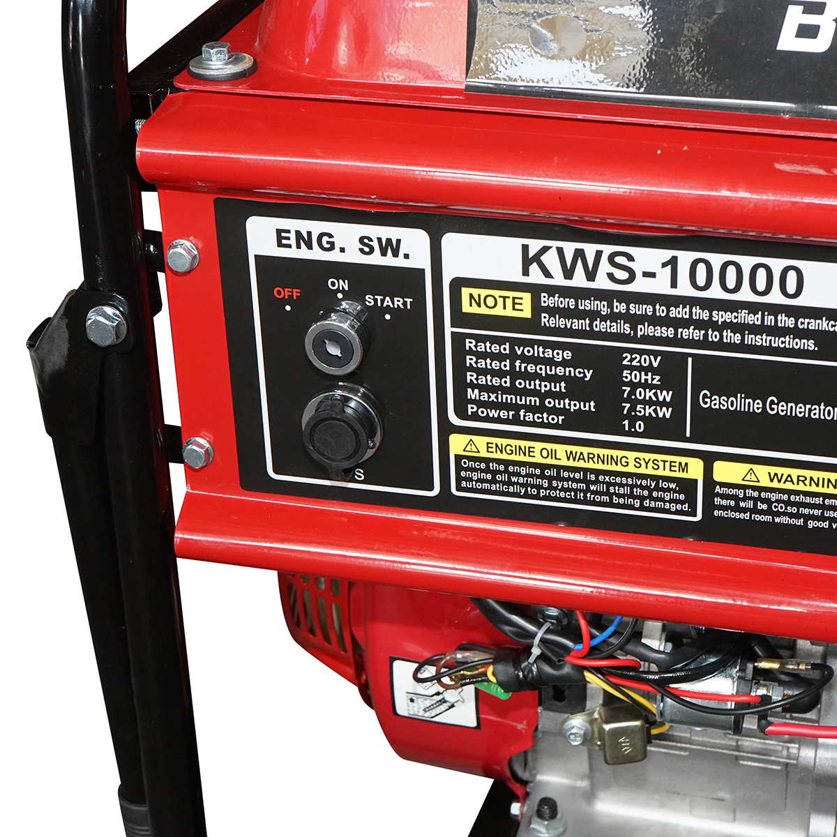 Generator electric cu ATS 7kW, 220V, motor pe benzina 18CP, pornire electrica/manuala Breckner Germany - imagine 11