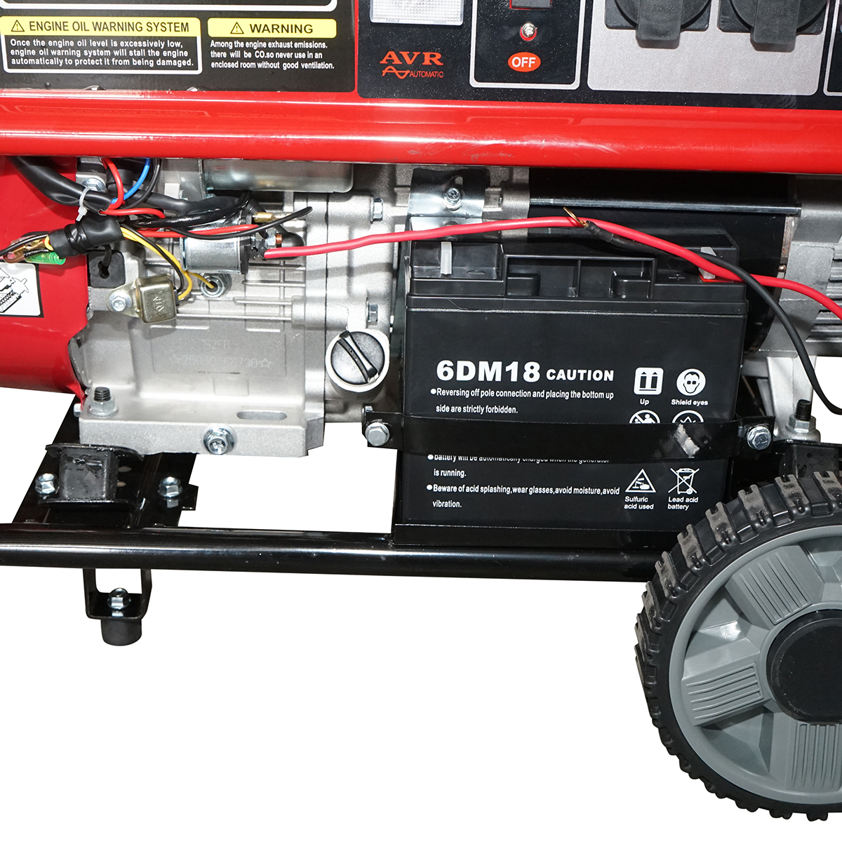 Generator electric cu ATS 7kW, 220V, motor pe benzina 18CP, pornire electrica/manuala Breckner Germany - imagine 13