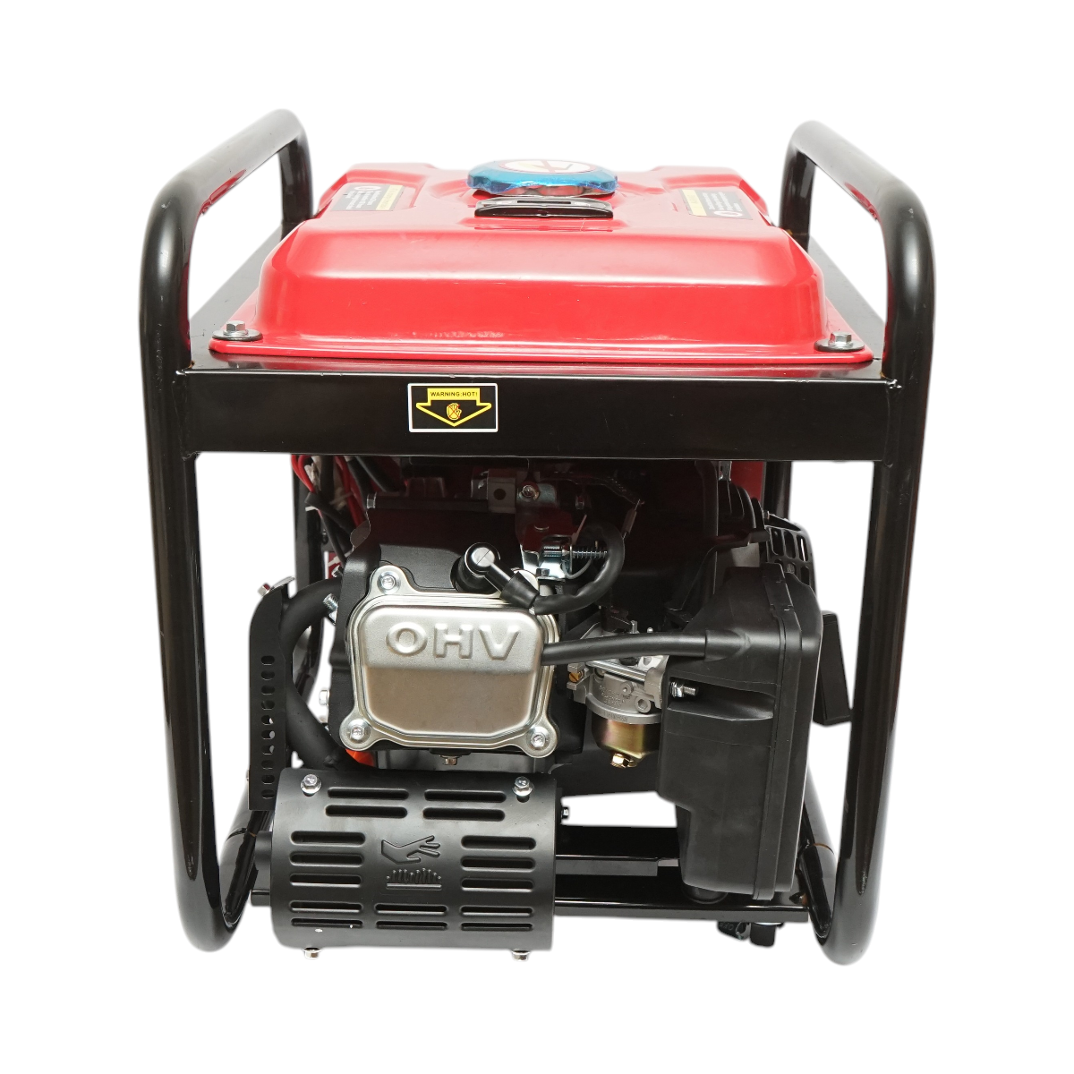 Aparat de sudura 160A cu generator electric 5KW/220V, motor pe benzina 13CP, pornire manuala Breckner Germany - imagine 5