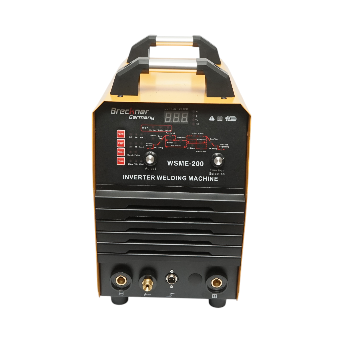 Aparat de sudura invertor 250A TIG Pulse AC/DC, MMA 220V cu functii avansate, afisaj digital WSME-200 Breckner Germany - imagine 4