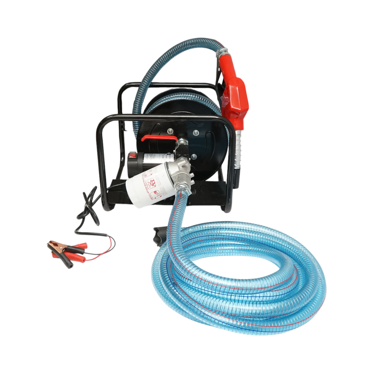 Pompa transfer combustibil mobila 12V, debit 40 L/min cu furtun si filtru Breckner Germany - imagine 3
