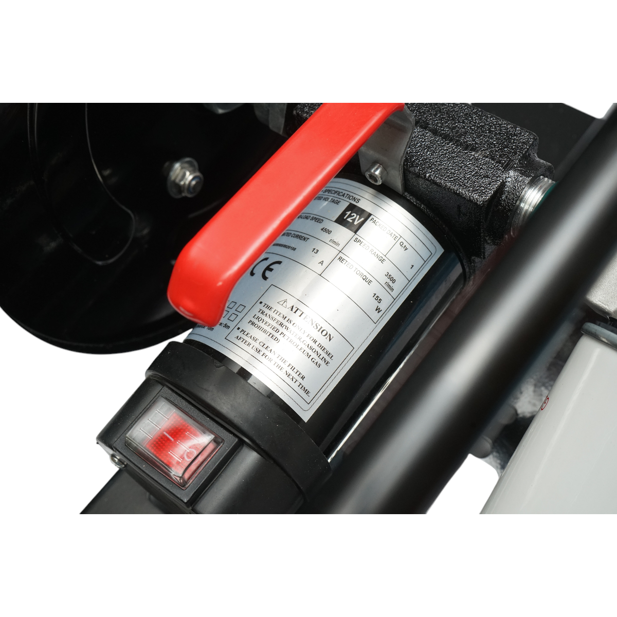 Pompa transfer combustibil mobila 12V, debit 40 L/min cu furtun si filtru Breckner Germany - imagine 8