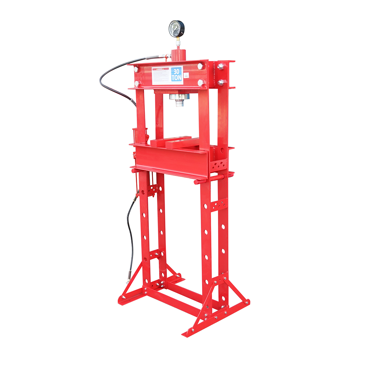 Presa hidraulica 30T, deschidere reglabila 0-820mm, cursa piston 0-160mm - imagine 3