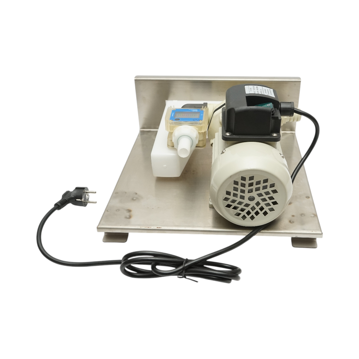 Kit pompa transfer solutie uree 220V, 400W, debit 40L/min, contor digital, furtun transfer 4m, alimentare 2m si pistol IP55 Breckner Germany - imagine 5