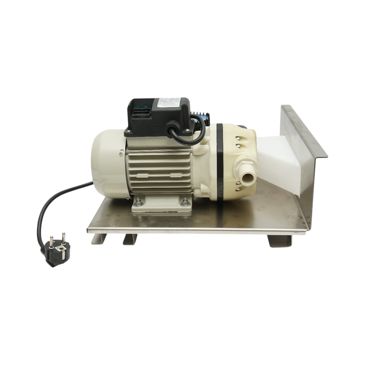 Kit pompa transfer solutie uree 220V, 400W, debit 40L/min, contor digital, furtun transfer 2m, alimentare 4m si pistol IP55 Breckner Germany - imagine 3