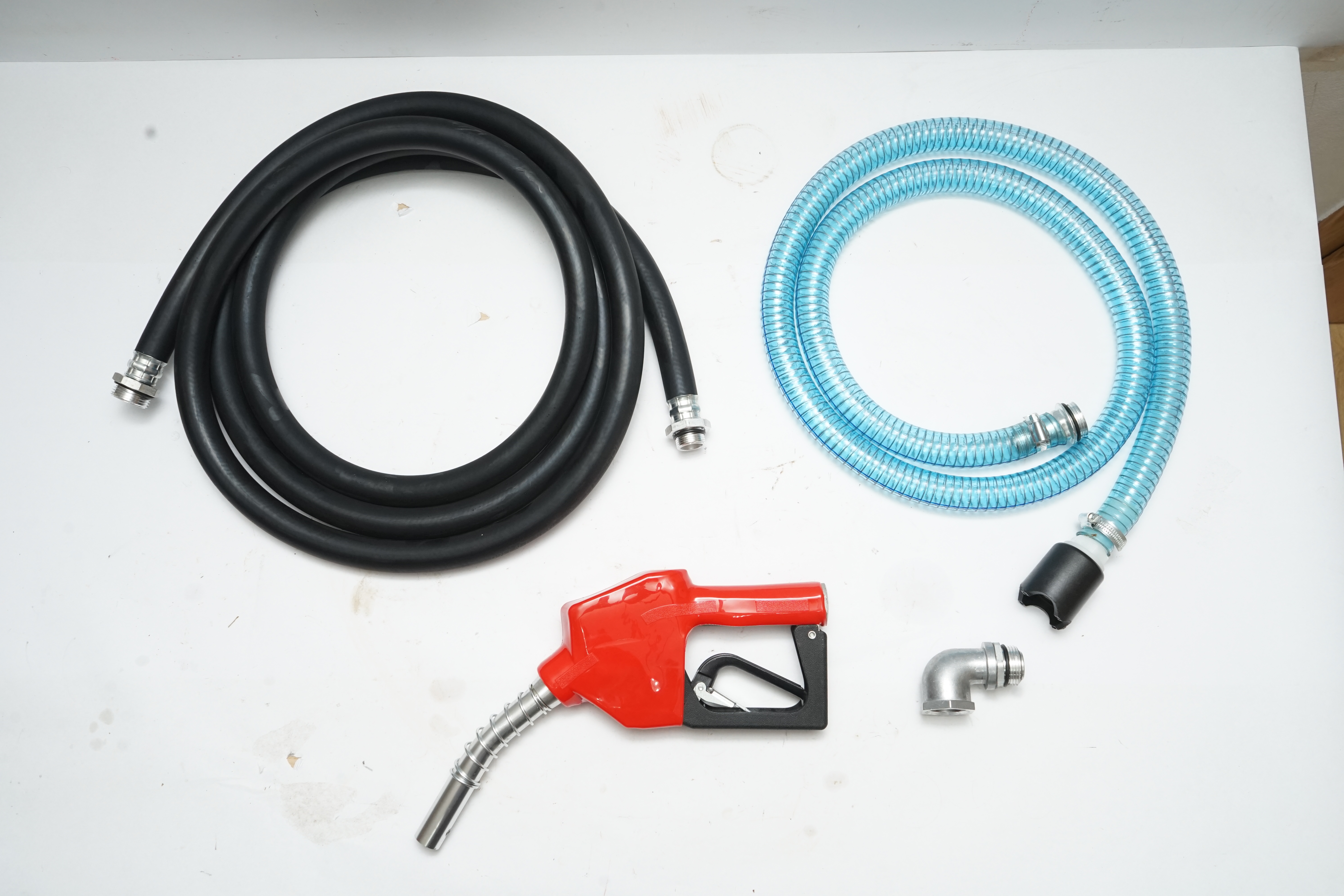 Kit pompa transfer motorina 220V, 550W, debit 60L/min, contor mecanic, furtun transfer 4m, alimentare 2m si pistol Breckner Germany - imagine 9