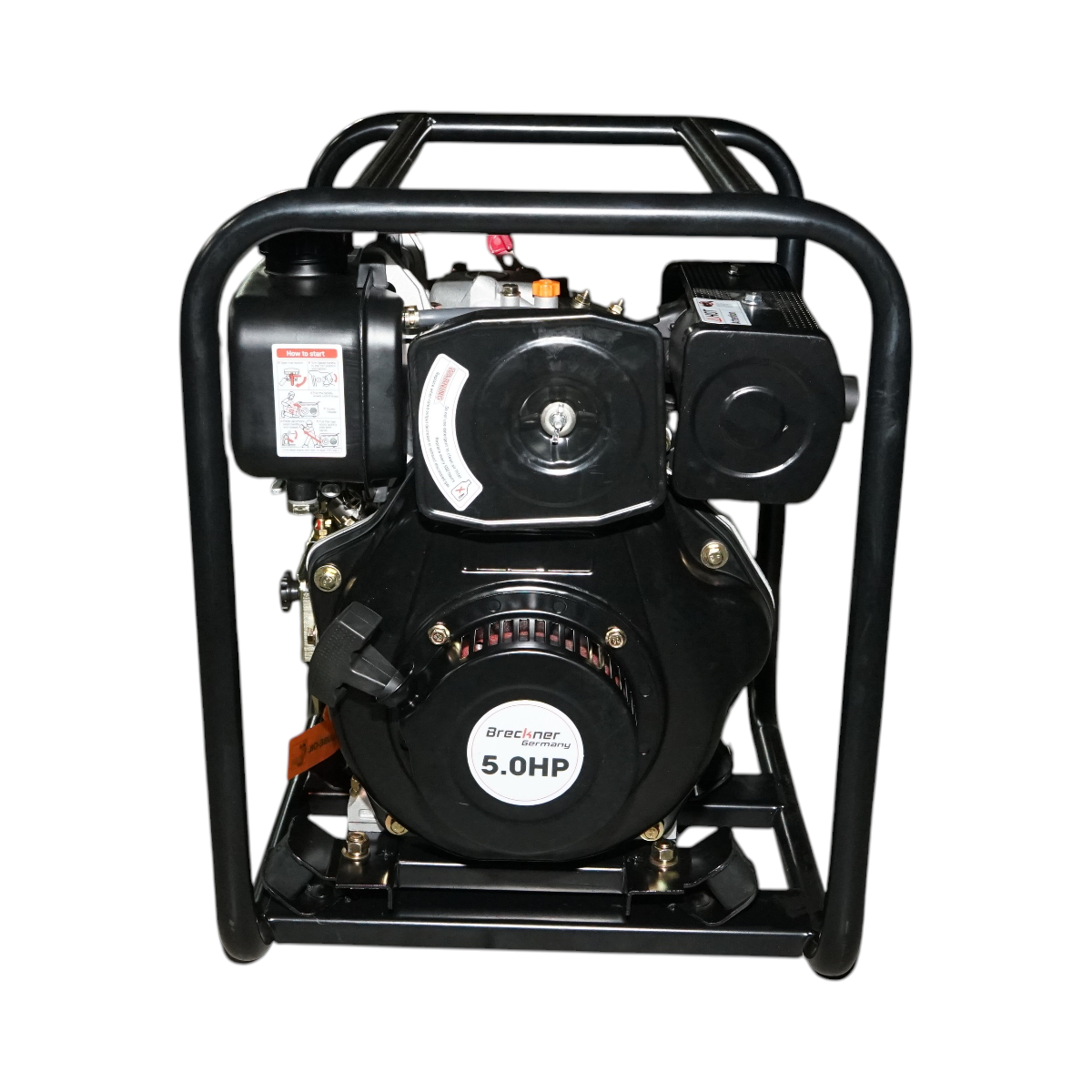 Motopompa diesel 5CP, 2 toli, debit 36m3/h, adancime absorbtie 8m, inaltime refulare 25m Breckner Germany - imagine 4