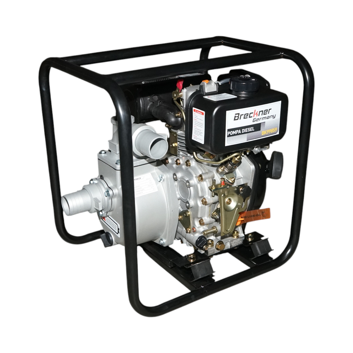 Motopompa diesel 5CP, 2 toli, debit 36m3/h, adancime absorbtie 8m, inaltime refulare 25m Breckner Germany - imagine 2