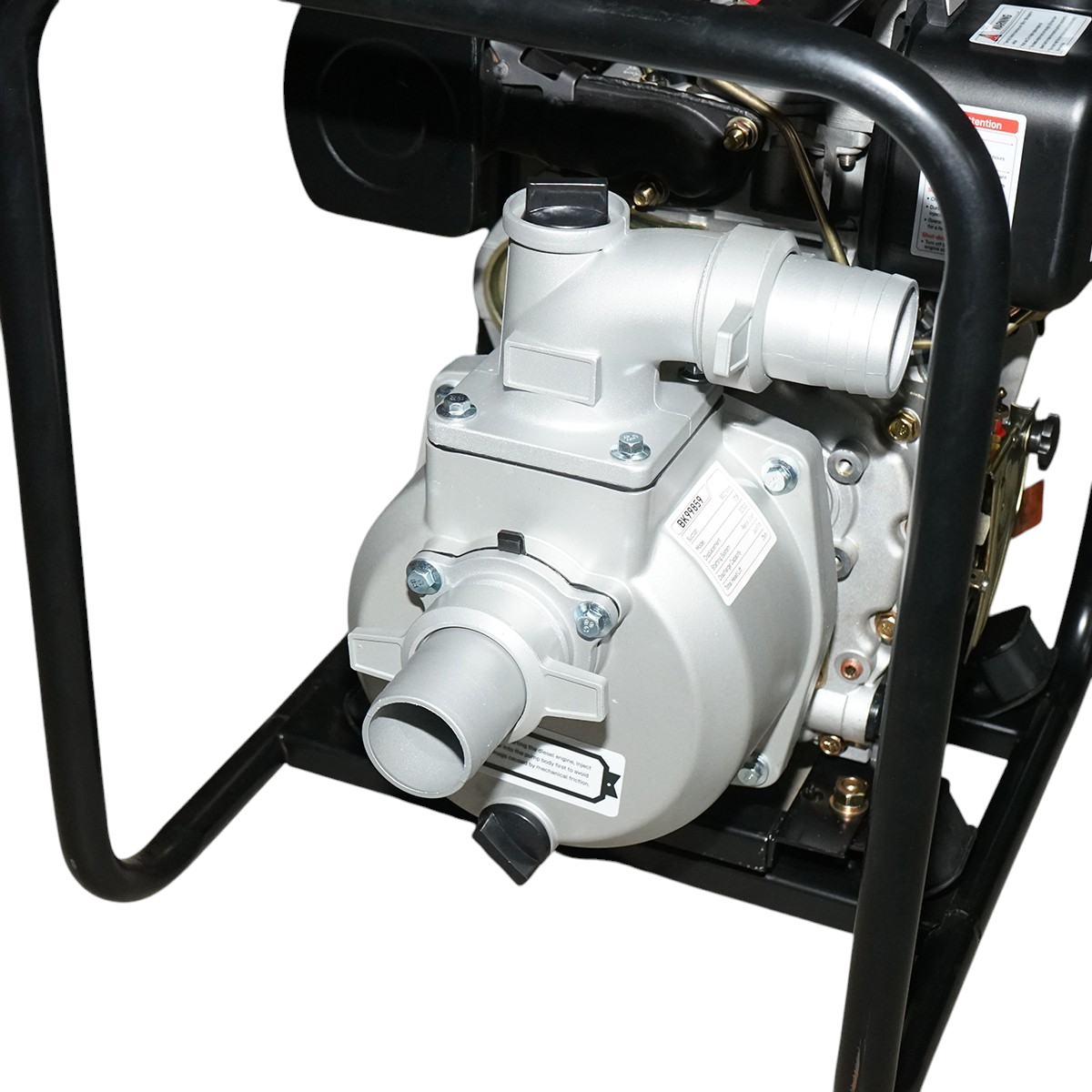 Motopompa diesel 5CP, 2 toli, debit 36m3/h, adancime absorbtie 8m, inaltime refulare 25m Breckner Germany - imagine 6