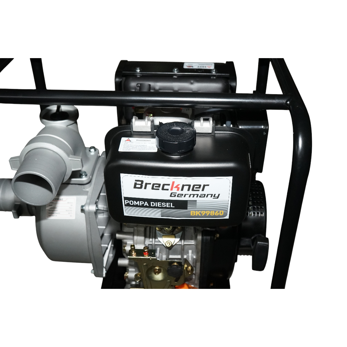 Motopompa diesel 7CP, 3 toli, debit 60m3/h, adancime absorbtie 13m, inaltime refulare 26m Breckner Germany - imagine 6