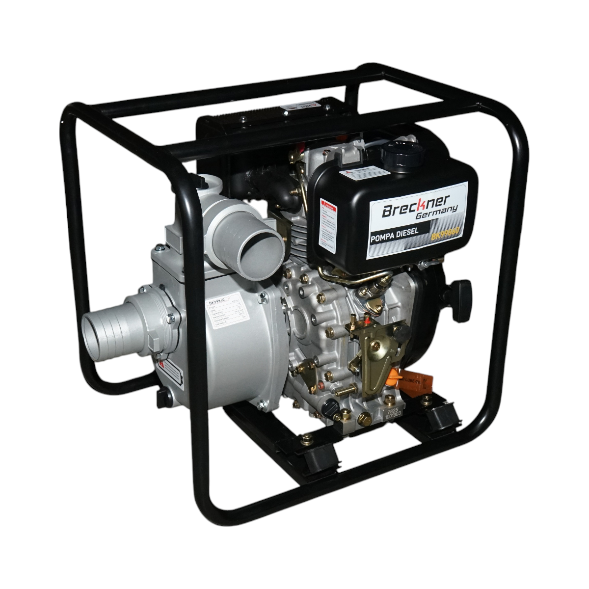 Motopompa diesel 7CP, 3 toli, debit 60m3/h, adancime absorbtie 13m, inaltime refulare 26m Breckner Germany - imagine 2