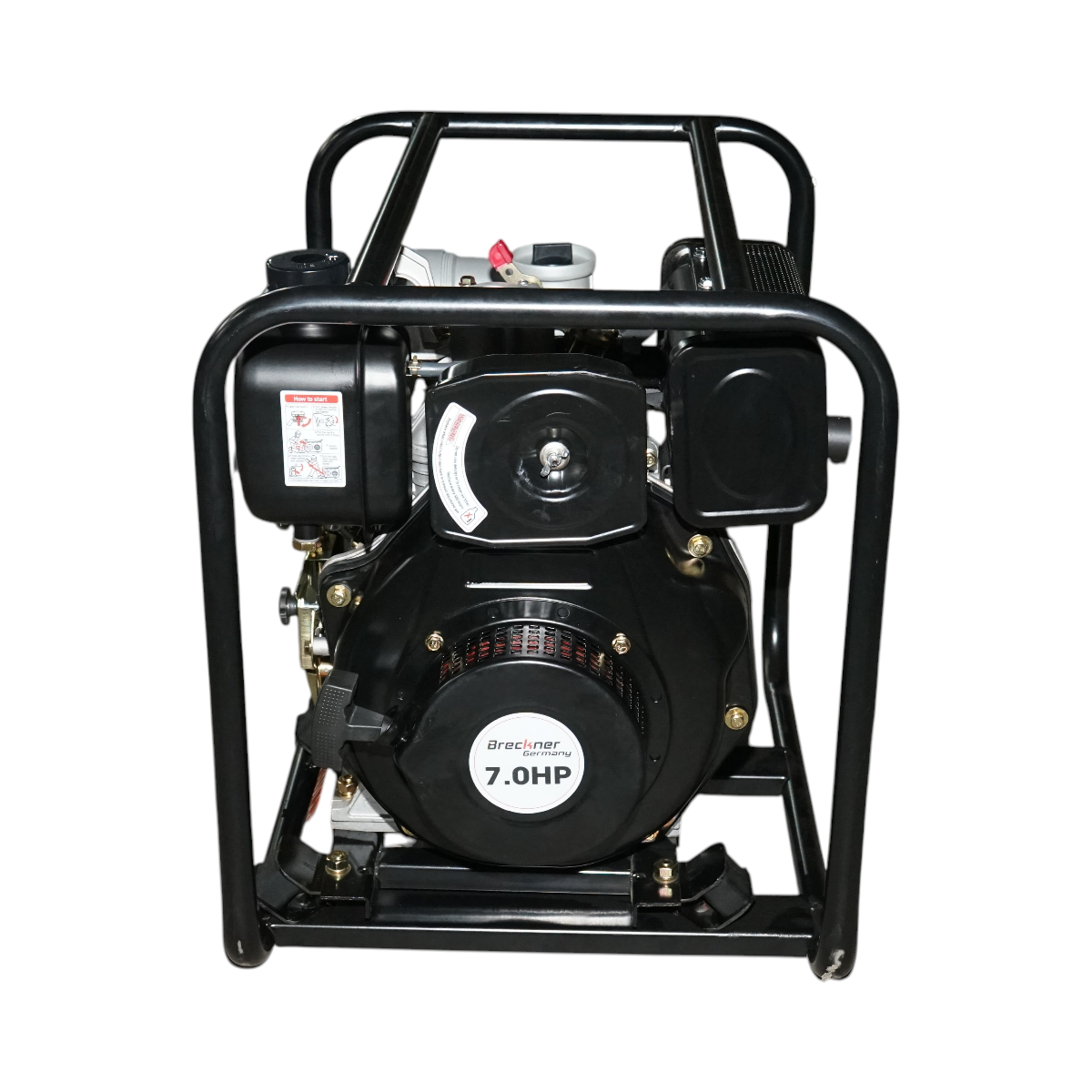 Motopompa diesel 7CP, 3 toli, debit 60m3/h, adancime absorbtie 13m, inaltime refulare 26m Breckner Germany - imagine 4