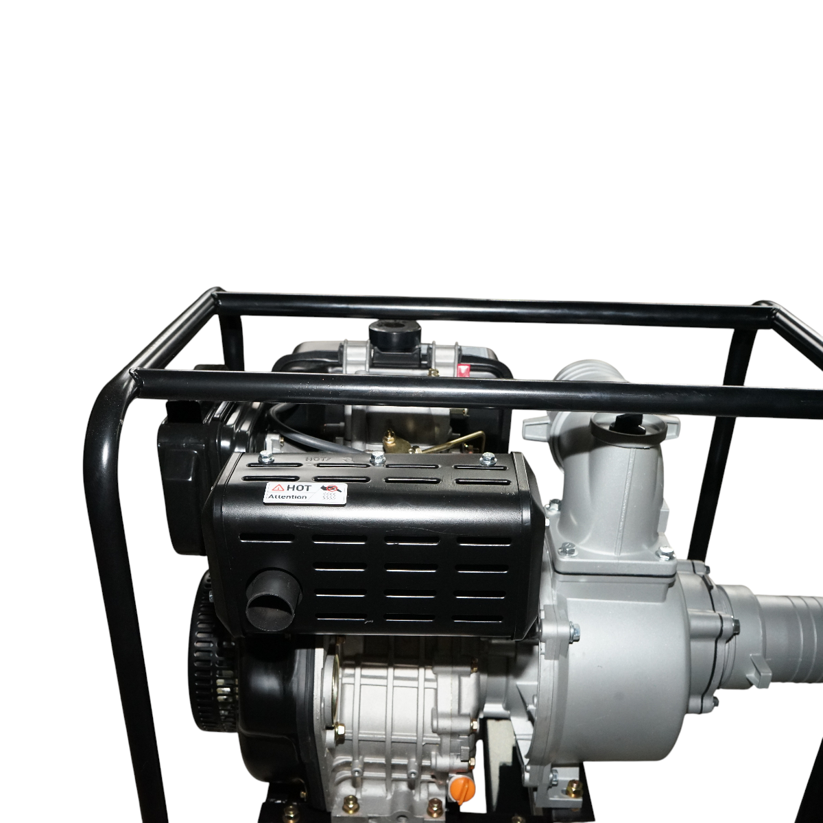 Motopompa diesel 10CP, 4 toli, debit 96m3/h, adancime absorbtie 16m, inaltime refulare 22m Breckner Germany - imagine 9