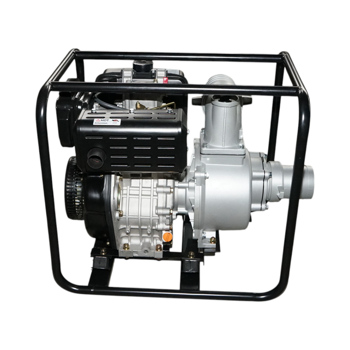 Motopompa diesel 10CP, 4 toli, debit 96m3/h, adancime absorbtie 16m, inaltime refulare 22m Breckner Germany - imagine 4