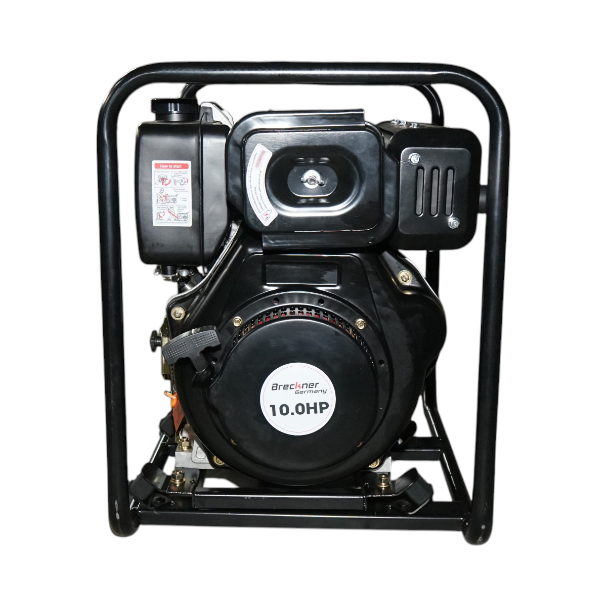 Motopompa diesel 10CP, 4 toli, debit 96m3/h, adancime absorbtie 16m, inaltime refulare 22m Breckner Germany - imagine 5