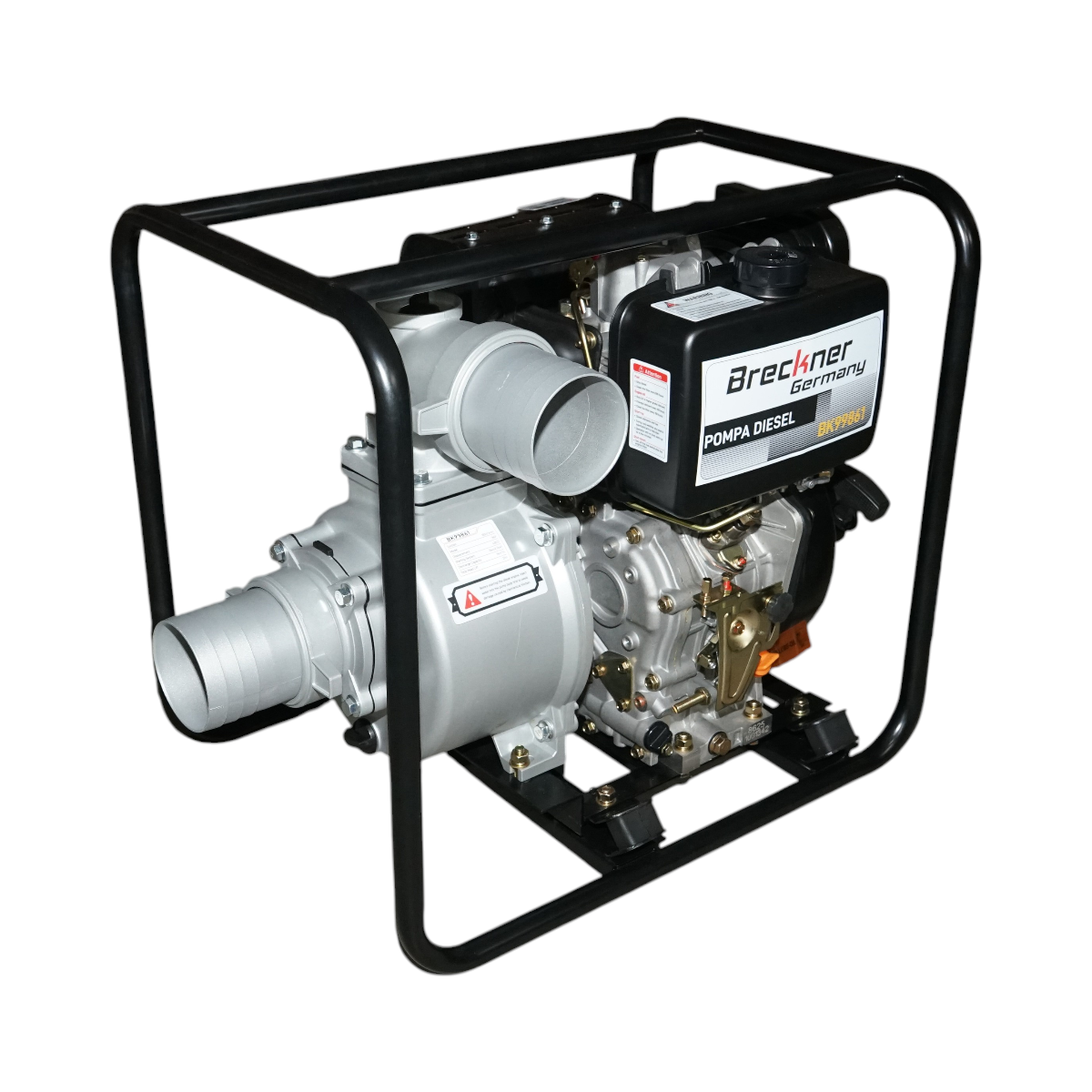 Motopompa diesel 10CP, 4 toli, debit 96m3/h, adancime absorbtie 16m, inaltime refulare 22m Breckner Germany - imagine 2