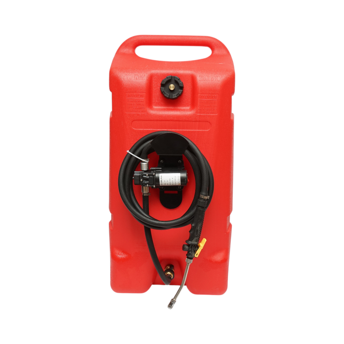 Rezervor motorina mobil portabil 53L cu pompa transfer electrica 12V, 70W, baterie Li-ion, debit 6L/min, furtun 3m si pistol Breckner Germany - imagine 2