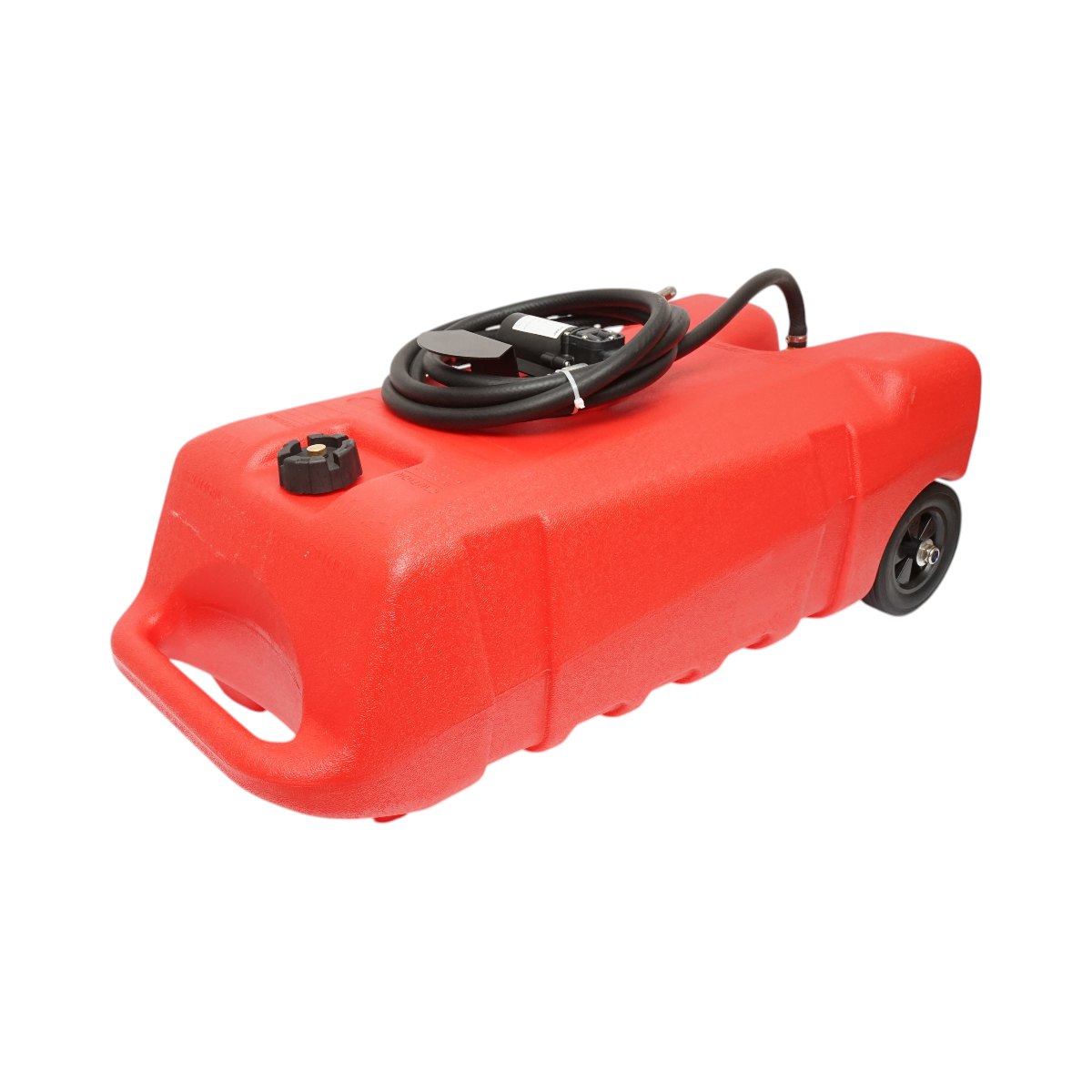 Rezervor motorina mobil portabil 53L cu pompa transfer electrica 12V, 70W, baterie Li-ion, debit 6L/min, furtun 3m si pistol Breckner Germany - imagine 4