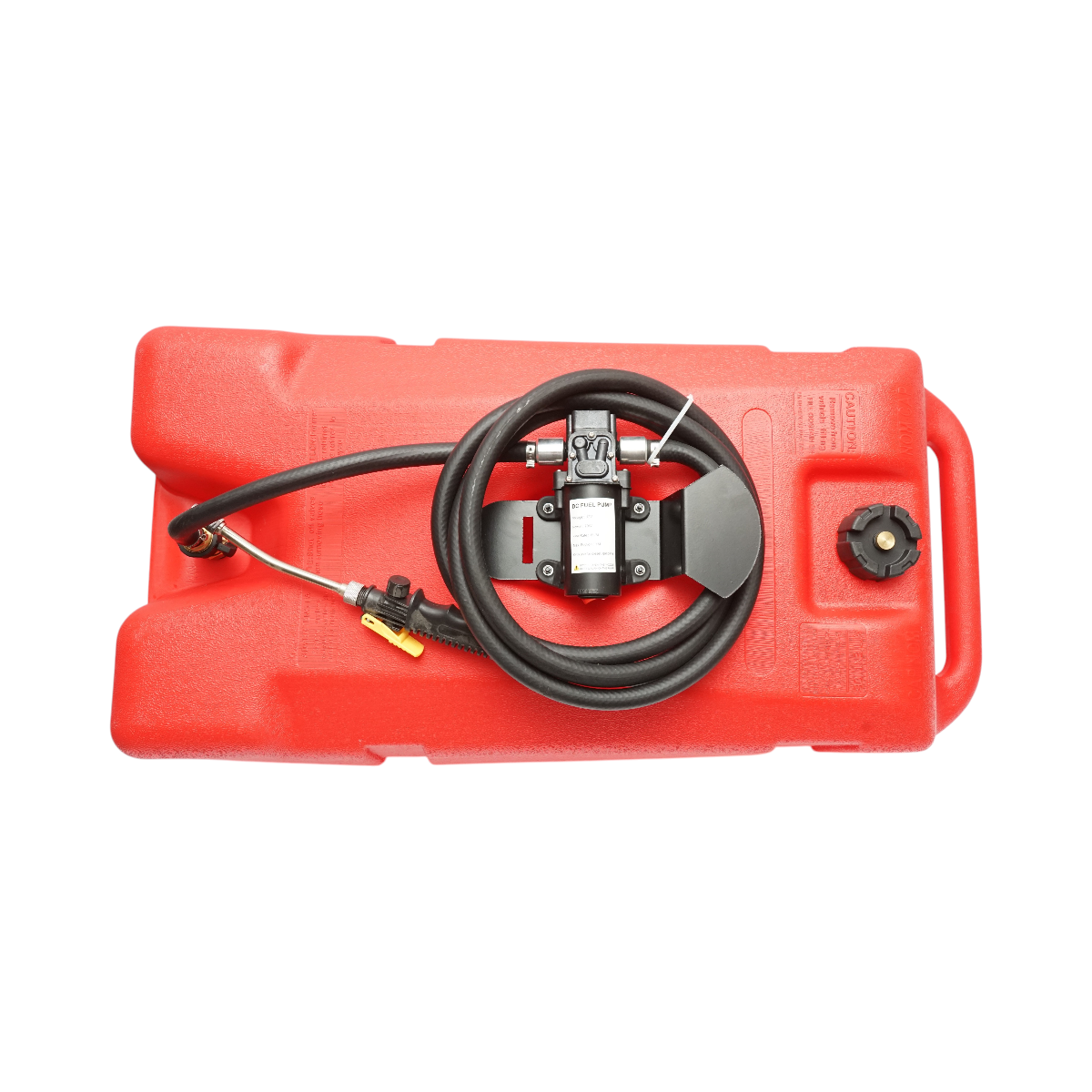 Rezervor motorina mobil portabil 53L cu pompa transfer electrica 12V, 70W, baterie Li-ion, debit 6L/min, furtun 3m si pistol Breckner Germany - imagine 8