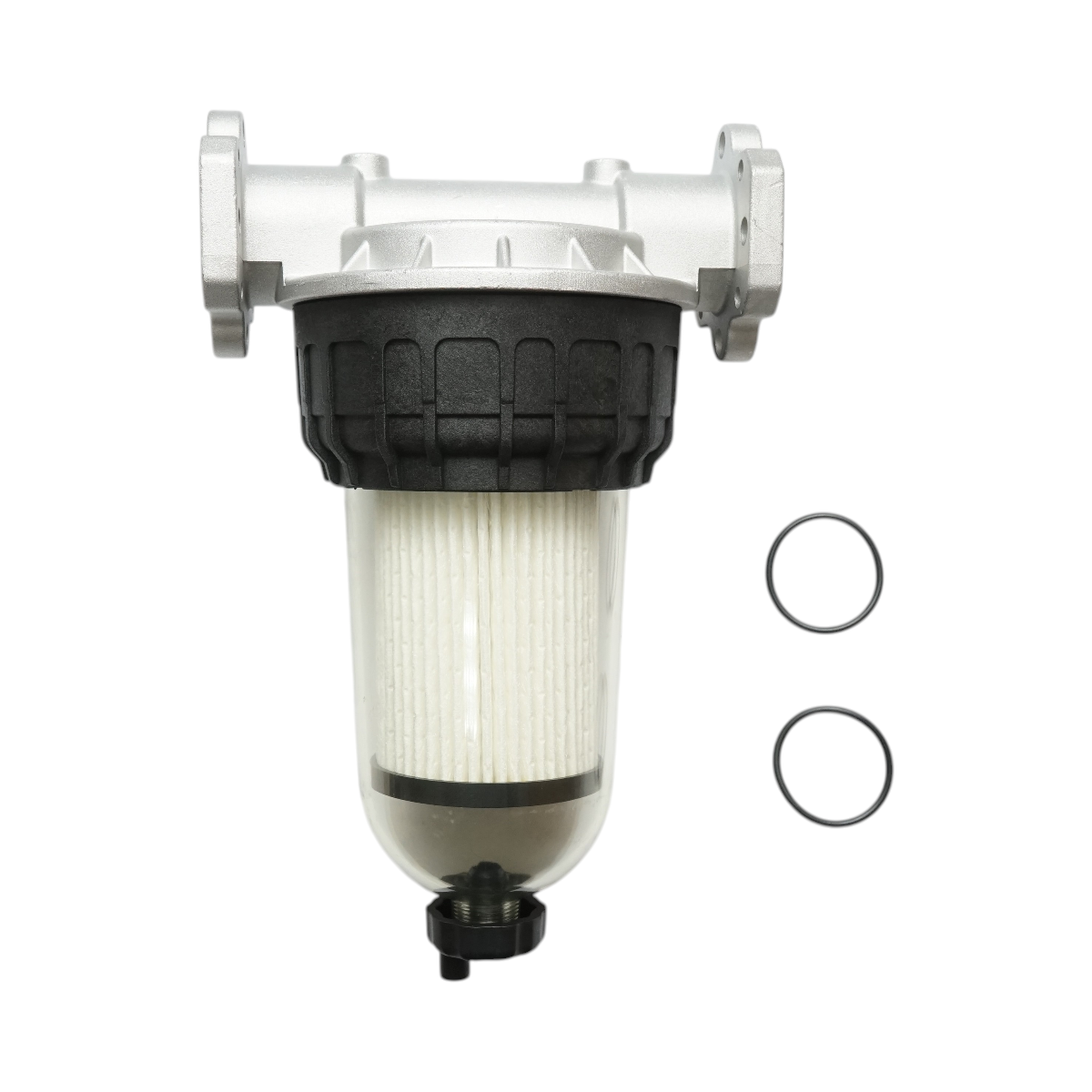 Filtru rezervor motorina cu separator apa, 230 micron, racord 1 inch BSP/NPT Breckner Germany