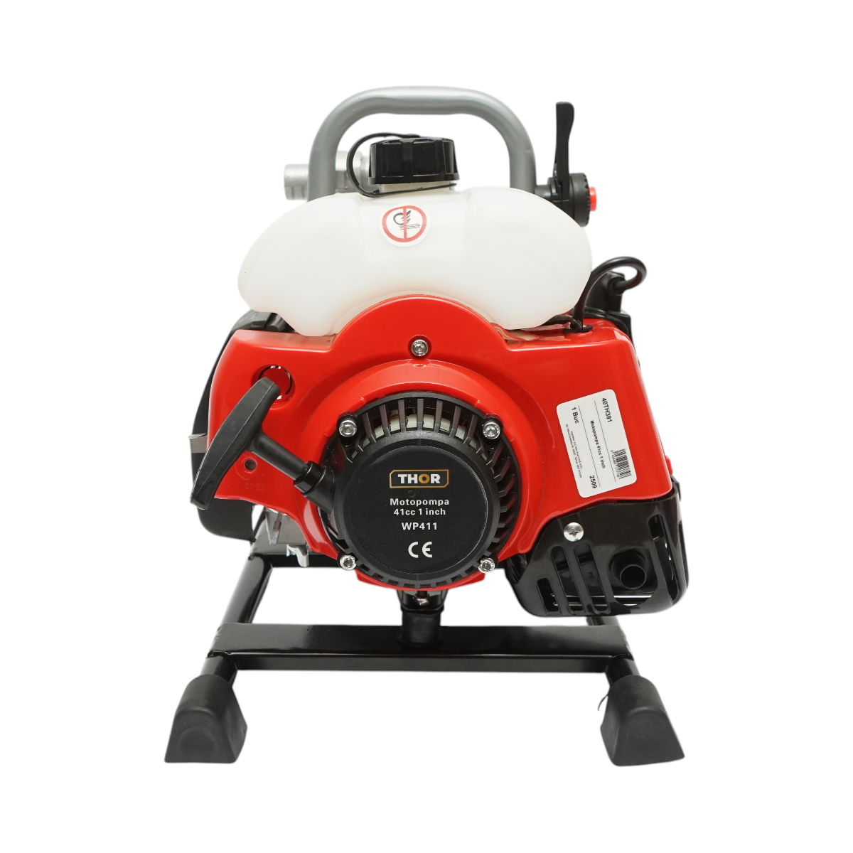 Motopompa pe benzina 2CP, 2T 41cc, 1 tol, debit 15m3/h, autoamorsare, adancime absorbtie 6m, inaltime refulare 18m THOR - imagine 5
